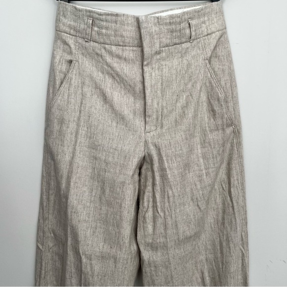 ZARA 2-Piece Beige Linen Coord Matching Outfit Set - Picture 15 of 16